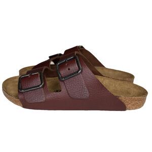Birkenstock 41 Arizona Wire Buckle Sandals Vintage Wood Roast Unisex NWOT